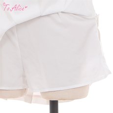 画像3: 【ToAlice】J957ライン入りホワイトプリーツスカパン【本店・通販限定】【30%OFF】 (3)