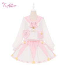 画像2: 【ToAlice】J959マジカルスターフレアスカート【30%OFF】 (2)