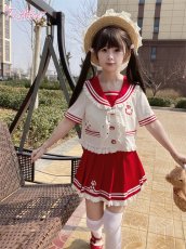 画像12: 【ToAlice】J972肉球デザインプリーツスカート【本店・通販限定】 (12)
