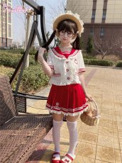 画像14: 【ToAlice】J972肉球デザインプリーツスカート【本店・通販限定】 (14)