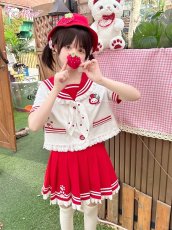画像5: 【ToAlice】S3475いちごワッペン帽【本店・通販限定】 (5)