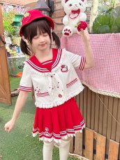 画像4: 【ToAlice】S3475いちごワッペン帽【本店・通販限定】 (4)