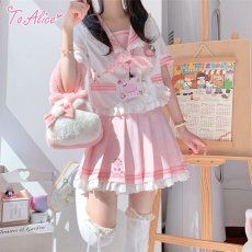 画像21: 【ToAlice】J972肉球デザインプリーツスカート【本店・通販限定】 (21)