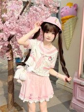 画像21: 【ToAlice】S3475いちごワッペン帽【本店・通販限定】 (21)