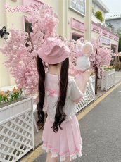 画像29: 【ToAlice】S3475いちごワッペン帽【本店・通販限定】 (29)