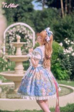 画像5: 【ToAlice】S1916紫陽花兎リボンカチューシャ【30％OFF】 (5)