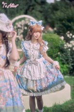 画像2: 【ToAlice】S1916紫陽花兎リボンカチューシャ【30％OFF】 (2)