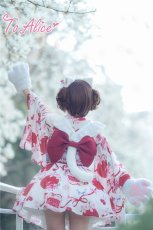 画像14: 【ToAlice】L1012林檎猫姫浴衣セット (14)