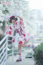 画像19: 【送料無料】L1012林檎猫姫浴衣セット《予約受付》 (19)