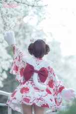 画像21: 【送料無料】L1012林檎猫姫浴衣セット《予約受付》 (21)