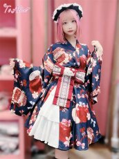 画像27: 【ToAlice】L1012林檎猫姫浴衣セット (27)