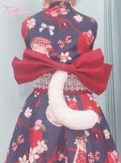 画像34: 【期間限定特別価格】L1012林檎猫姫浴衣セット (34)