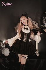 画像19: 【ToAlice】F142キャットガールビスチェ風ジャンパースカート【30％OFF】 (19)