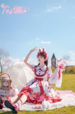 画像13: 【ToAlice】P816 StrawberryBearぬいぐるみショルダーバッグ (13)
