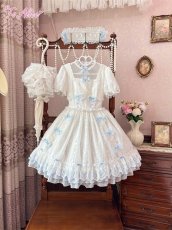 画像1: 【送料無料】LS182シフォンリボンヘッドドレス風ヘアクリップ《予約受付》【計5000円以上】 (1)