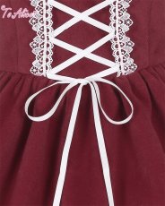 画像4: 【ToAlice】L1119ポンポン×リボン付きジャンパースカート【新ロット】 (4)