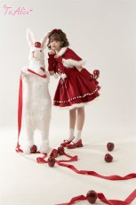 画像23: 【ToAlice】L1119ポンポン×リボン付きジャンパースカート【新ロット】 (23)