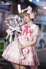 画像3: 【Last one】【ToAlice】L1130ロリータバニーワンピース【30％OFF】 (3)