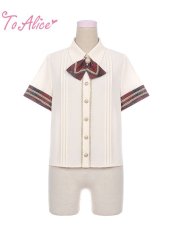 画像1: 【Last one】【ToAlice】L1139リボンタイ付きアイドルブラウス【30%OFF】 (1)