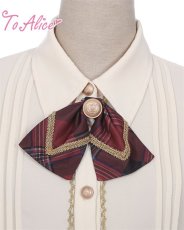 画像2: 【Last one】【ToAlice】L1139リボンタイ付きアイドルブラウス【30%OFF】 (2)