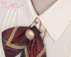 画像3: 【Last one】【ToAlice】L1139リボンタイ付きアイドルブラウス【30%OFF】 (3)