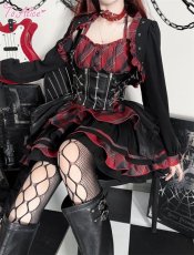 画像8: 【ToAlice】F35パンクロックショート丈長袖ボレロ (8)