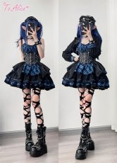 画像12: 【ToAlice】F35パンクロックショート丈長袖ボレロ (12)