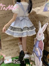 画像17: 【ToAlice】S2326ドット×ギンガムハートストラップ【50％OFF】 (17)