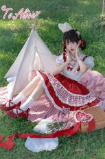 画像9: 【ToAlice】S2326ドット×ギンガムハートストラップ【50％OFF】 (9)