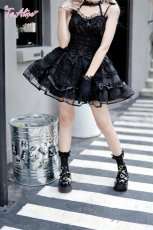画像24: 【送料無料】L1165チュール重ねコルセット風ワンピース《予約受付》 (24)