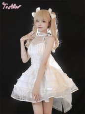 画像26: 【送料無料】L1165チュール重ねコルセット風ワンピース《予約受付》 (26)