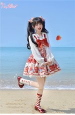 画像10: 【ToAlice】S2512 StrawberryRabbitプリントリボンクリップセット (10)