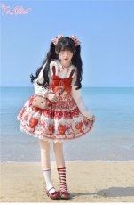 画像11: 【ToAlice】S2512 StrawberryRabbitプリントリボンクリップセット (11)