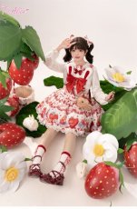 画像12: 【ToAlice】S2512 StrawberryRabbitプリントリボンクリップセット (12)