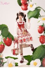 画像14: 【ToAlice】S2512 StrawberryRabbitプリントリボンクリップセット (14)