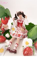 画像16: 【ToAlice】S2512 StrawberryRabbitプリントリボンクリップセット (16)
