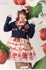 画像11: 【ToAlice】L1211 StrawberryRabbitプリントワンピース (11)