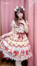 画像20: 【ToAlice】S2512 StrawberryRabbitプリントリボンクリップセット (20)