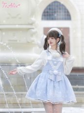 画像11: 【ToAlice】L1241雪の結晶サロペットスカート【30%OFF】 (11)