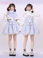画像14: 【ToAlice】C5064雪の結晶ティペット付きケープ【30%OFF】 (14)