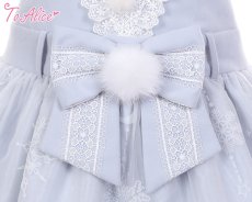 画像3: 【ToAlice】L1241雪の結晶サロペットスカート【30%OFF】 (3)