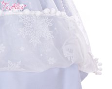 画像7: 【ToAlice】L1241雪の結晶サロペットスカート【30%OFF】 (7)