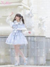 画像10: 【ToAlice】C5064雪の結晶ティペット付きケープ【30%OFF】 (10)
