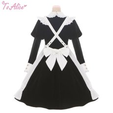 画像3: 【ToAlice】L1244クラシックヨーク切替ワンピース【30％OFF】 (3)