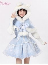 画像27: 【Last one】【ToAlice】L1245雪の結晶コルセット風ドレス (27)