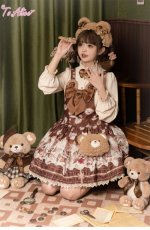 画像9: 【ToAlice】S388リボン付きくまみみもこもこカチューシャ (9)