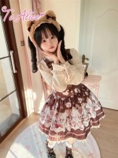画像12: 【ToAlice】S388リボン付きくまみみもこもこカチューシャ (12)