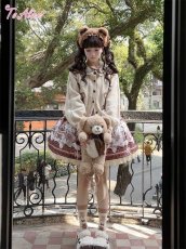 画像9: 【Last one】【ToAlice】L1259メルティチョコベアワンピース (9)