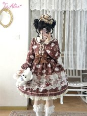 画像14: 【Last one】【ToAlice】L1259メルティチョコベアワンピース (14)