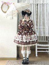 画像16: 【Last one】【ToAlice】L1259メルティチョコベアワンピース (16)